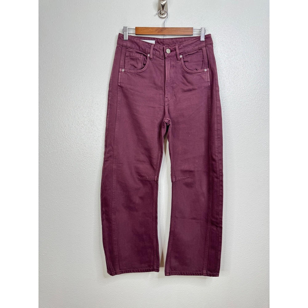 Zara Purple Barrel Jeans Size 2